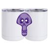 10 oz. White Stainless Steel Short Tumbler Thumbnail