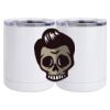 10 oz. White Stainless Steel Short Tumbler Thumbnail