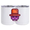 10 oz. White Stainless Steel Short Tumbler Thumbnail