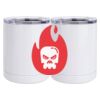 10 oz. White Stainless Steel Short Tumbler Thumbnail