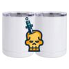 10 oz. White Stainless Steel Short Tumbler Thumbnail