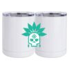 10 oz. White Stainless Steel Short Tumbler Thumbnail
