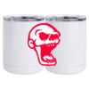 10 oz. White Stainless Steel Short Tumbler Thumbnail