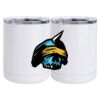 10 oz. White Stainless Steel Short Tumbler Thumbnail