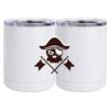 10 oz. White Stainless Steel Short Tumbler Thumbnail