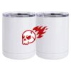 10 oz. White Stainless Steel Short Tumbler Thumbnail