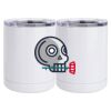 10 oz. White Stainless Steel Short Tumbler Thumbnail