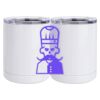 10 oz. White Stainless Steel Short Tumbler Thumbnail