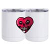 10 oz. White Stainless Steel Short Tumbler Thumbnail