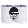10 oz. White Stainless Steel Short Tumbler Thumbnail