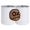 10 oz. White Stainless Steel Short Tumbler Thumbnail