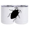 10 oz. White Stainless Steel Short Tumbler Thumbnail