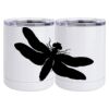 10 oz. White Stainless Steel Short Tumbler Thumbnail