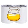 10 oz. White Stainless Steel Short Tumbler Thumbnail