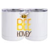 10 oz. White Stainless Steel Short Tumbler Thumbnail