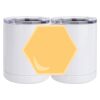 10 oz. White Stainless Steel Short Tumbler Thumbnail