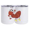 10 oz. White Stainless Steel Short Tumbler Thumbnail
