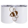 10 oz. White Stainless Steel Short Tumbler Thumbnail