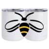 10 oz. White Stainless Steel Short Tumbler Thumbnail