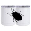 10 oz. White Stainless Steel Short Tumbler Thumbnail