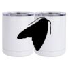 10 oz. White Stainless Steel Short Tumbler Thumbnail