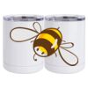 10 oz. White Stainless Steel Short Tumbler Thumbnail
