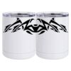 10 oz. White Stainless Steel Short Tumbler Thumbnail