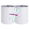 10 oz. White Stainless Steel Short Tumbler Thumbnail