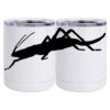 10 oz. White Stainless Steel Short Tumbler Thumbnail