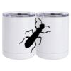 10 oz. White Stainless Steel Short Tumbler Thumbnail