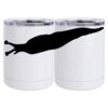 10 oz. White Stainless Steel Short Tumbler Thumbnail