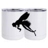 10 oz. White Stainless Steel Short Tumbler Thumbnail