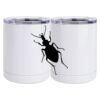 10 oz. White Stainless Steel Short Tumbler Thumbnail
