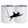 10 oz. White Stainless Steel Short Tumbler Thumbnail