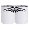 10 oz. White Stainless Steel Short Tumbler Thumbnail