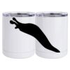 10 oz. White Stainless Steel Short Tumbler Thumbnail
