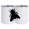 10 oz. White Stainless Steel Short Tumbler Thumbnail