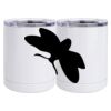 10 oz. White Stainless Steel Short Tumbler Thumbnail