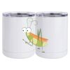 10 oz. White Stainless Steel Short Tumbler Thumbnail