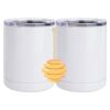 10 oz. White Stainless Steel Short Tumbler Thumbnail