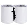 10 oz. White Stainless Steel Short Tumbler Thumbnail