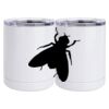 10 oz. White Stainless Steel Short Tumbler Thumbnail