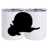 10 oz. White Stainless Steel Short Tumbler Thumbnail