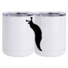 10 oz. White Stainless Steel Short Tumbler Thumbnail