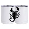 10 oz. White Stainless Steel Short Tumbler Thumbnail