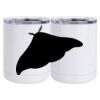 10 oz. White Stainless Steel Short Tumbler Thumbnail