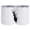 10 oz. White Stainless Steel Short Tumbler Thumbnail