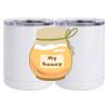 10 oz. White Stainless Steel Short Tumbler Thumbnail