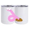 10 oz. White Stainless Steel Short Tumbler Thumbnail