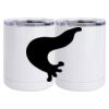 10 oz. White Stainless Steel Short Tumbler Thumbnail